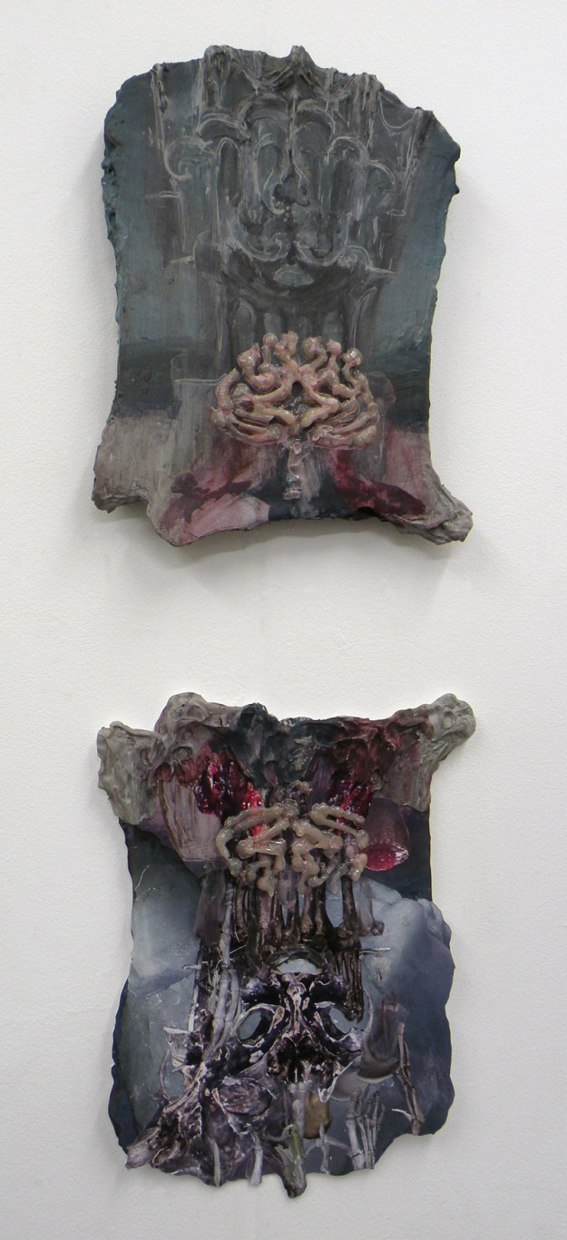 Consciousness Of Out And In Slipping | Acrylic on canvas and MDF | collage | dimensions variable