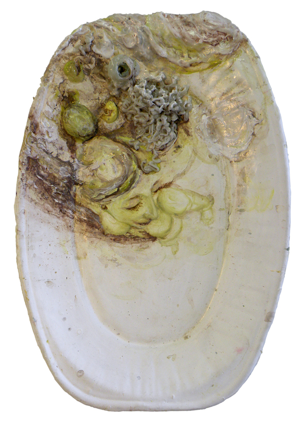 Better out than in Venus (xii) | Acrylic on aluminium plate | 35.5 x 24.5 cm