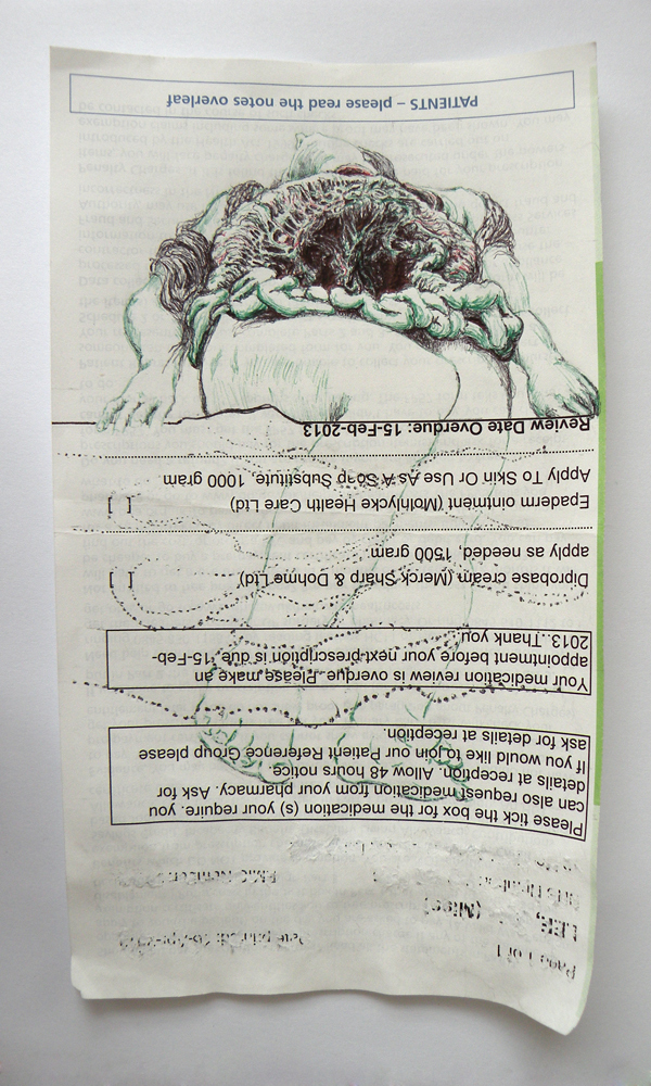 Repeat Perscriptions| 2013 | pen on paper |