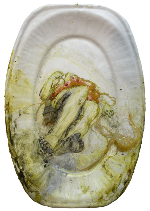 Better Out Than In Venus | Acrylic on aluminium plate | 35.5 x 24.5 cm